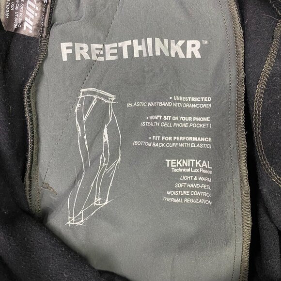 Kuhl Freethinkr Joggers Sweatpants Men's XL Dark Gray Gym Sweat Pants Fleece - Picture 9 of 14